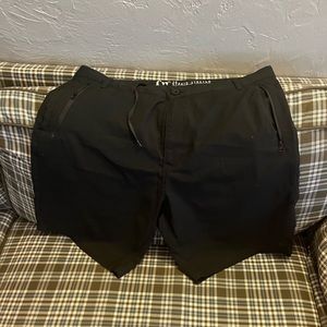 Black hybrid (water & land) shorts